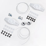 SKA940589/White MYFIT Atop PDS Set – verschiedene Farben | Myfit Power Disc System – Drehverschluss Komplettset | Schnellverschluss für Inlineskates Flash Inlineskates Ersatzteile für Inliner Spare parts for Inline Skates Inline Skates reparieren repair your Rollerblades Spacer und Schrauben für rollerblades Spacers and axels for Inline Skates rollerblading inline Skaten Inliner fahren Aggressive inline Skating Urban Skating Lörrach Freiburg Basel Inliner Skateschule und Skateshop Weil am Rhein SkaMiDan Deu
