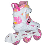 SKA940708 POWERSLIDE Phuzion Universe 3W Pink II | Größenverstellbare Kinder Inlineskates Kids Skates Inliner für Kinder qualitative Inline Skates für Jungs und Mädchen Quality inline skates for boys and girls bunte inliner für Kinder und jugendliche colorful inliners for children and teenagers Lörrach Freiburg Basel Inliner Skateschule und Skateshop Weil am Rhein SkaMiDan Deutschland Germany
