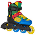 SKA940711 POWERSLIDE Rocket Motley adj. | Größenverstellbare Kinder Inlineskates Sport Inline Skates Rollerblades Urban Inline Skating Urban Inline Skating Freeskates Trainng Skates Strecken Skates Trinity Skates Einsteiger Beginner Inlineskates Inliner Fitness Inliner City Skates Fitness Inliner Sport Skates Sport Inliner Rollerblades Rollerblading Lörrach Freiburg Basel Inliner Skateschule und Skateshop Weil am Rhein SkaMiDan Deutschland Germany