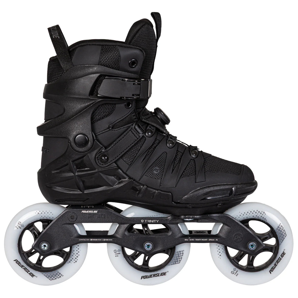 SKA940724 POWERSLIDE Phuzion Argon KPU PDS – Schwarz | 3× 110 mm 83A SHR 270 mm | Trinity Mounting | Premium Fitness Inlineskates Freeskates Trainng Skates Strecken Skates Trinity Skates Einsteiger Beginner Inlineskates Inliner Fitness Inliner City Skates Fitness Inliner Sport Skates Sport Inliner Rollerblades Rollerblading Lörrach Freiburg Basel Inliner Skateschule und Skateshop Weil am Rhein SkaMiDan Deutschland Germany