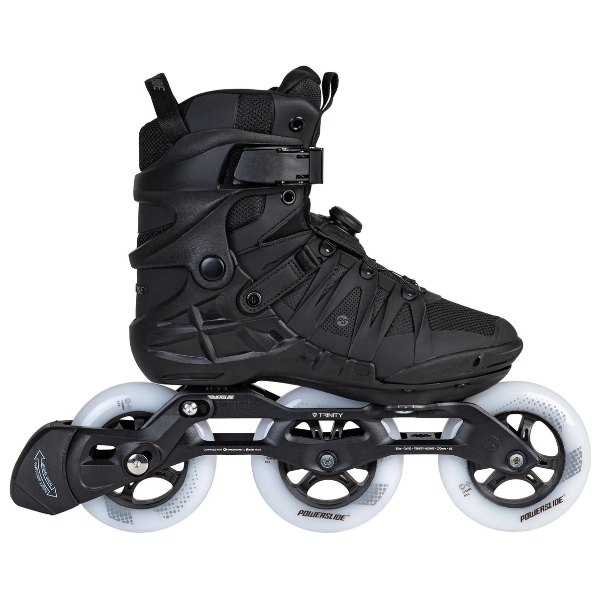 SKA940724 POWERSLIDE Phuzion Argon KPU PDS – Schwarz | 3× 110 mm 83A SHR 270 mm | Trinity Mounting | Premium Fitness Inlineskates Freeskates Trainng Skates Strecken Skates Trinity Skates Einsteiger Beginner Inlineskates Inliner Fitness Inliner City Skates Fitness Inliner Sport Skates Sport Inliner Rollerblades Rollerblading Lörrach Freiburg Basel Inliner Skateschule und Skateshop Weil am Rhein SkaMiDan Deutschland Germany