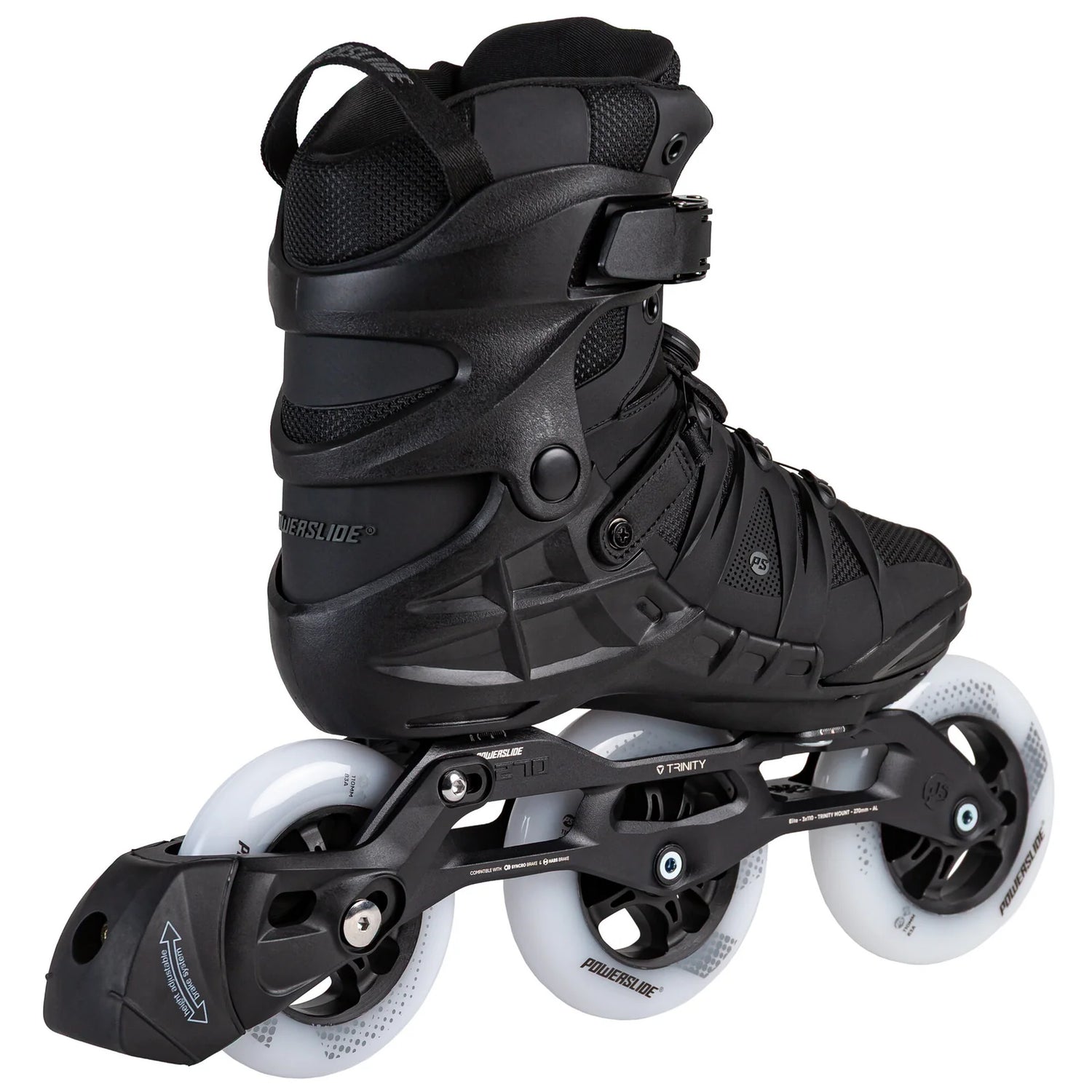 SKA940724 POWERSLIDE Phuzion Argon KPU PDS – Schwarz | 3× 110 mm 83A SHR 270 mm | Trinity Mounting | Premium Fitness Inlineskates Freeskates Trainng Skates Strecken Skates Trinity Skates Einsteiger Beginner Inlineskates Inliner Fitness Inliner City Skates Fitness Inliner Sport Skates Sport Inliner Rollerblades Rollerblading Lörrach Freiburg Basel Inliner Skateschule und Skateshop Weil am Rhein SkaMiDan Deutschland Germany