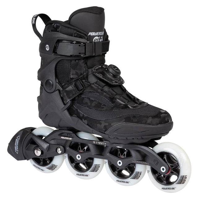SKA940726 POWERSLIDE Radon 90 PDS Camo – Schwarz | Trinity Mounting | Power Disc System | Fitness Inlineskates Rollerblades Sport Performance Speed Marathon Schnelle Fast Inline Skates Training Skates City Skates Inliner Sport Lörrach Freiburg Basel Inliner Rollerblading Blading Inline skate school rollerblading inlne skating school and skate shop Weil am Rhein SkaMiDan Lörrach Freiburg Basel Deutschland Germany