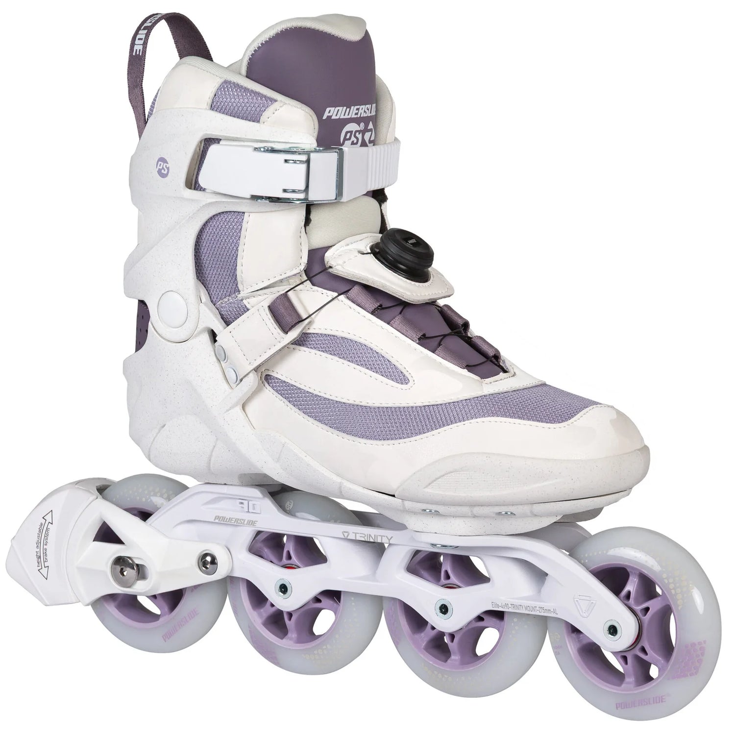 SKA940727 POWERSLIDE Radon 90 PDS Plum – Weiß Violett | Trinity Mounting | Power Disc System | Fitness Inlineskates Rollerblades Sport Performance Speed Marathon Schnelle Fast Inline Skates Training Skates City Skates Inliner Sport Lörrach Freiburg Basel Inliner Rollerblading Blading Inline skate school rollerblading inlne skating school and skate shop Weil am Rhein SkaMiDan Lörrach Freiburg Basel Deutschland Germany