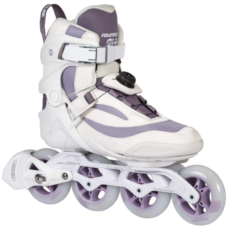 SKA940727 POWERSLIDE Radon 90 PDS Plum – Weiß Violett | Trinity Mounting | Power Disc System | Fitness Inlineskates Rollerblades Sport Performance Speed Marathon Schnelle Fast Inline Skates Training Skates City Skates Inliner Sport Lörrach Freiburg Basel Inliner Rollerblading Blading Inline skate school rollerblading inlne skating school and skate shop Weil am Rhein SkaMiDan Lörrach Freiburg Basel Deutschland Germany