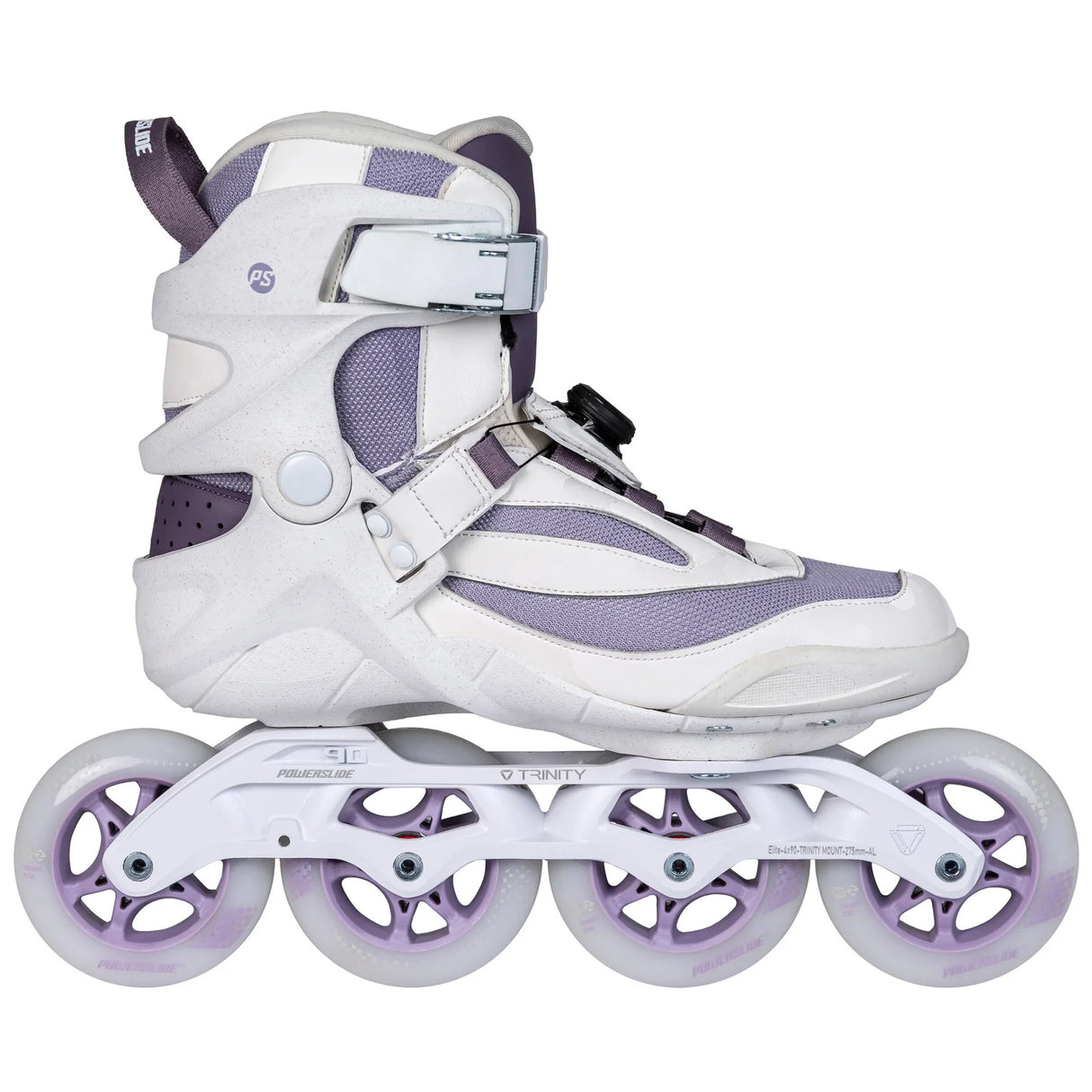 SKA940727 POWERSLIDE Radon 90 PDS Plum – Weiß Violett | Trinity Mounting | Power Disc System | Fitness Inlineskates Rollerblades Sport Performance Speed Marathon Schnelle Fast Inline Skates Training Skates City Skates Inliner Sport Lörrach Freiburg Basel Inliner Rollerblading Blading Inline skate school rollerblading inlne skating school and skate shop Weil am Rhein SkaMiDan Lörrach Freiburg Basel Deutschland Germany