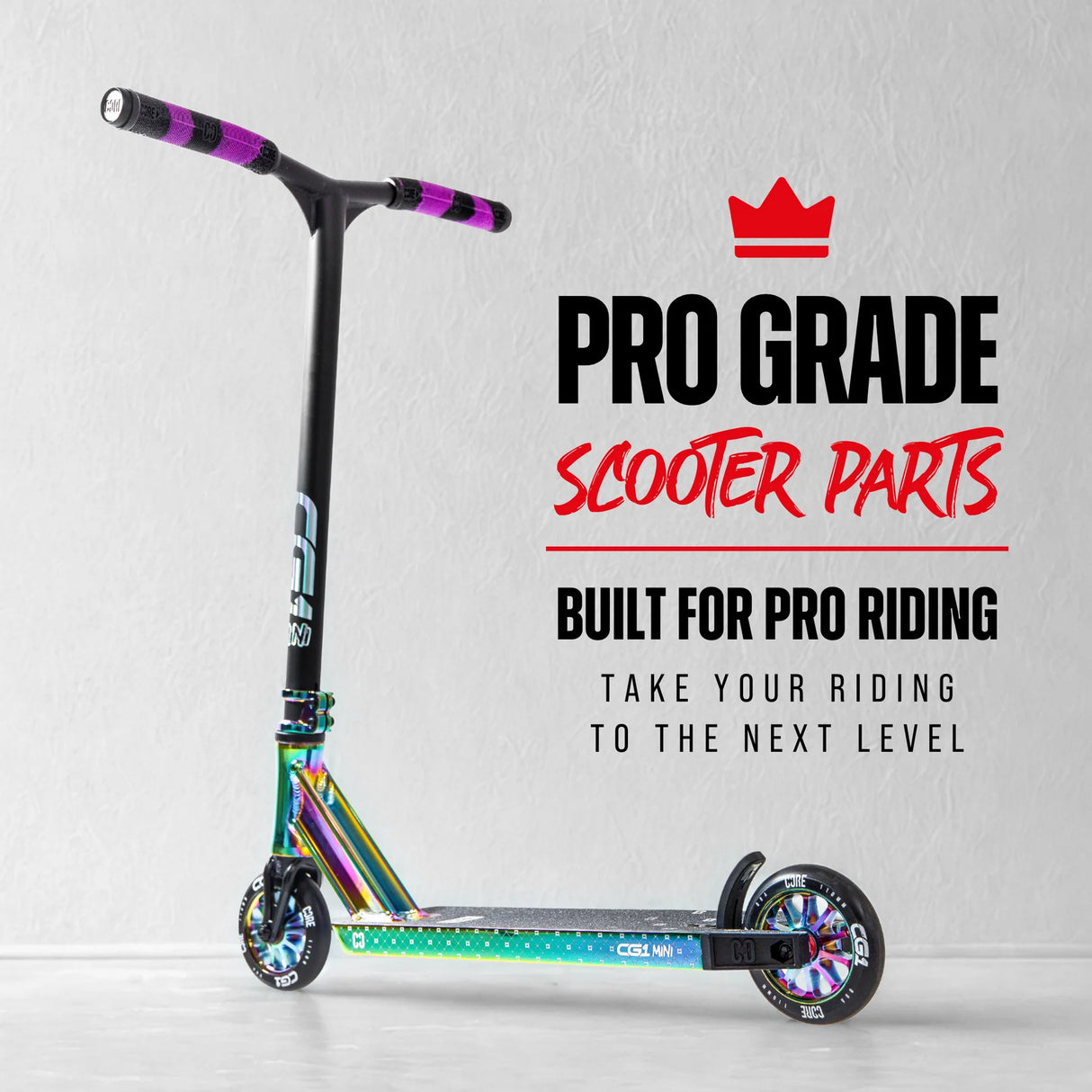 SKACRE-CG1M-BK CORE CG1 Profi Mini Stunt Scooter – verschiedene Farben | Stunt Roller für Fortgeschrittene und Profis | Trickroller für den Skatepark Stunt Scooter Kicker Trottinett Scootering Soots Scootworld SkaMiDan Weil am Rhein Basel Lörrach Freiburg Schweiz Deutschland Switzerland Germany Bale Skatepark Roller Stunt Roller Tretroller Action Scooter Kinder Roller Kids Children Stunts Park Trick Scooter