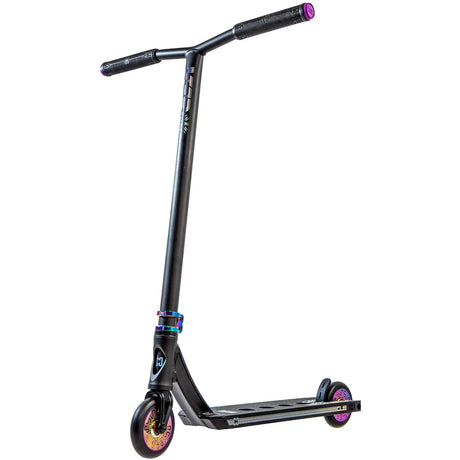 SKACRE-CL1-BNLE CORE CL1 Stunt Scooter Pro – Schwarz Neochrome Chrome Black | Stunt Roller für Fortgeschrittene und Profis | Trickroller für den Skatepark Stunt Scooter Kicker Trottinett Scootering Soots Scootworld SkaMiDan Weil am Rhein Basel Lörrach Freiburg Schweiz Deutschland Switzerland Germany Bale Skatepark Roller Stunt Roller Tretroller Action Scooter Kinder Roller Kids Children Stunts Park Trick Scooter