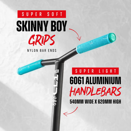 SKACRE-CL1-RBLE CORE CL1 Stunt Scooter Pro – verschiedene Farben | Stunt Roller für Fortgeschrittene und Profis | Trickroller für den Skatepark Stunt Scooter Kicker Trottinett Scootering Soots Scootworld SkaMiDan Weil am Rhein Basel Lörrach Freiburg Schweiz Deutschland Switzerland Germany Bale Skatepark Roller Stunt Roller Tretroller Action Scooter Kinder Roller Kids Children Stunts Park Trick Scooter