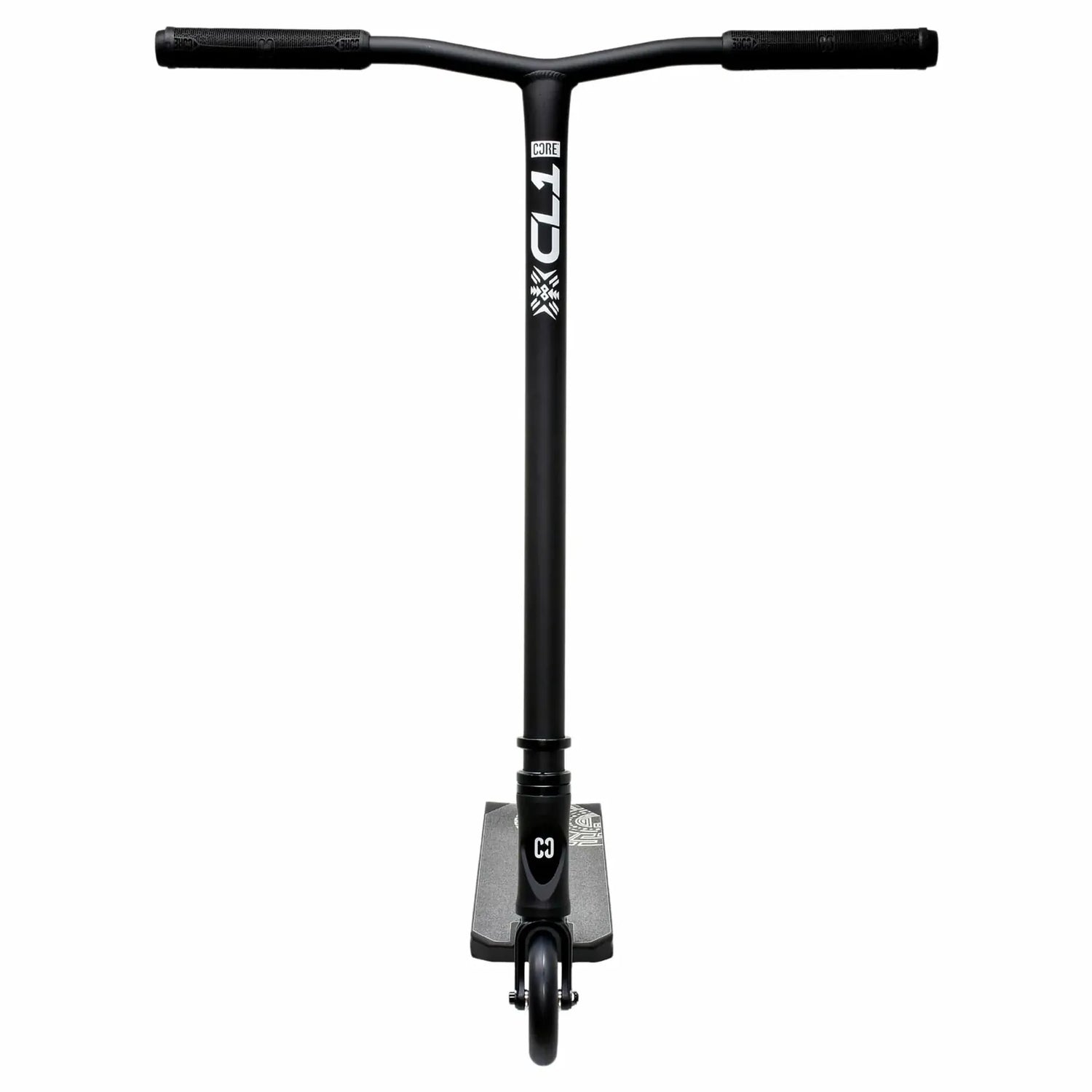 SKACRE-CL1 CORE CL1 Stunt Scooter Pro – Schwarz Black | Stunt Roller für Fortgeschrittene und Profis | Trickroller für den Skatepark Stunt Scooter Kicker Trottinett Scootering Soots Scootworld SkaMiDan Weil am Rhein Basel Lörrach Freiburg Schweiz Deutschland Switzerland Germany Bale Skatepark Roller Stunt Roller Tretroller Action Scooter Kinder Roller Kids Children Stunts Park Trick Scooter