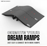 SKACRE-RMP-001 CORE Skate Ramp – Mini Kicker Ramp | Robuste, faltbare und erweiterbare Stunt Rampe | Hochwertige Skaterampe | Obstacles, Rampen, Rails & Zubehör skate rampe box obstacle hinderniss rail grindstange grindrail skaterail pipe straßenrampe portabel portable leicht stabil kicker springen sprungrampe skatepark  jump box skamidan weil am rhein freiburg basel lörrach deutschland schweiz