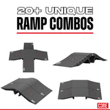 SKACRE-RMP-001 CORE Skate Ramp – Mini Kicker Ramp | Robuste, faltbare und erweiterbare Stunt Rampe | Hochwertige Skaterampe | Obstacles, Rampen, Rails & Zubehör skate rampe box obstacle hinderniss rail grindstange grindrail skaterail pipe straßenrampe portabel portable leicht stabil kicker springen sprungrampe skatepark  jump box skamidan weil am rhein freiburg basel lörrach deutschland schweiz