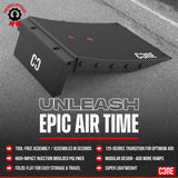 SKACRE-RMP-001 CORE Skate Ramp – Mini Kicker Ramp | Robuste, faltbare und erweiterbare Stunt Rampe | Hochwertige Skaterampe | Obstacles, Rampen, Rails & Zubehör skate rampe box obstacle hinderniss rail grindstange grindrail skaterail pipe straßenrampe portabel portable leicht stabil kicker springen sprungrampe skatepark  jump box skamidan weil am rhein freiburg basel lörrach deutschland schweiz