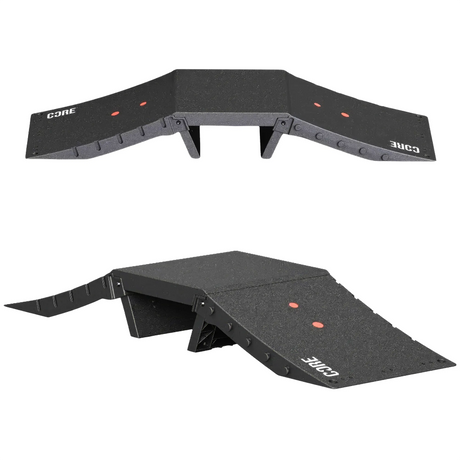 SKACRE-RMP-006 CORE Skate Ramp – Mini Funbox Connector | Erweiterung für die Core Mini Kicker Ramp | Hochwertige Skaterampe | Obstacles, Rampen, Rails & Zubehör skate rampe box obstacle hinderniss rail grindstange grindrail skaterail pipe straßenrampe portabel portable leicht stabil kicker springen sprungrampe skatepark  jump box skamidan weil am rhein freiburg basel lörrach deutschland schweiz