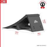 SKACRE-RMP-007 CORE Skate Ramp – XL Kicker Extender | Erweiterung für die Core Mini Kicker Ramp | Hochwertige Skaterampe | Obstacles, Rampen, Rails & Zubehör skate rampe box obstacle hinderniss rail grindstange grindrail skaterail pipe straßenrampe portabel portable leicht stabil kicker springen sprungrampe skatepark  jump box skamidan weil am rhein freiburg basel lörrach deutschland schweiz