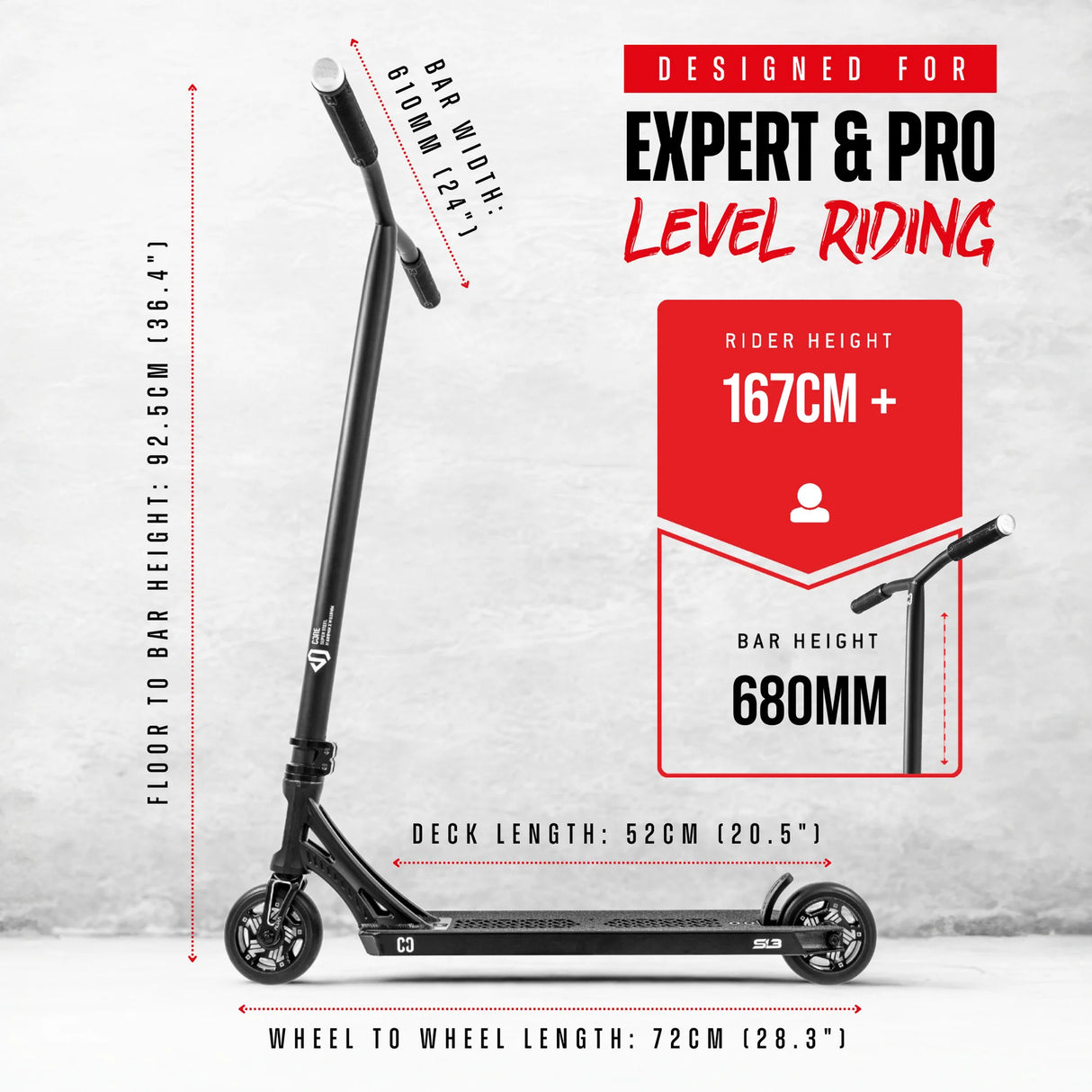 SKACRE-SL3-RB CORE SL3 Stunt Scooter Pro – verschiedene Farben | Stunt Roller für Fortgeschrittene und Profis | Trickroller für den Skatepark Stunt Scooter Kicker Trottinett Scootering Soots Scootworld SkaMiDan Weil am Rhein Basel Lörrach Freiburg Schweiz Deutschland Switzerland Germany Bale Skatepark Roller Stunt Roller Tretroller Action Scooter Kinder Roller Kids Children Stunts Park Trick Scooter