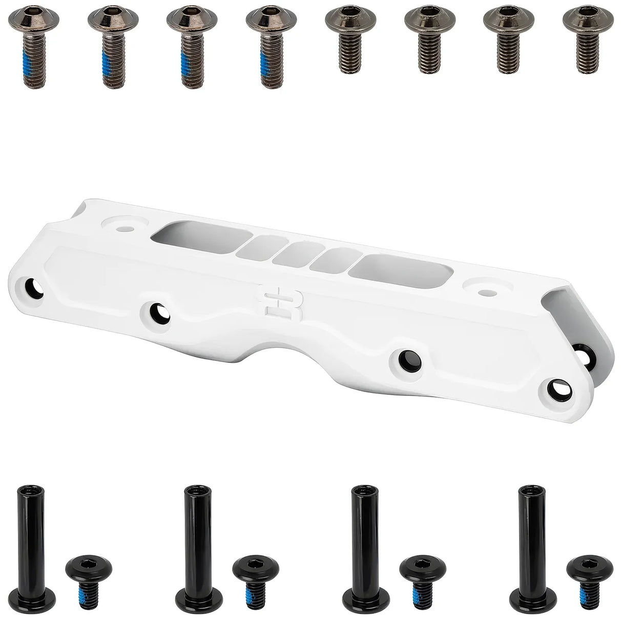 SKAFRFM-UFRST-241-WH/S/241 FR Skates FR UFS Street Frames – White | 4x 60mm | UFS Mounting | Aggressive Inline Flat Rahmen | Fitness & Urban Inline Skating Inline Skating | Urban Inline Skating Frames Rahmen für inline Skates Frames for inline Skating Urban Inline Skating Frames Inliner Rahmen für das urbane Gelände Lörrach Freiburg Basel Inliner Skateschule und Skateshop Weil am Rhein SkaMiDan Deutschland Germany
