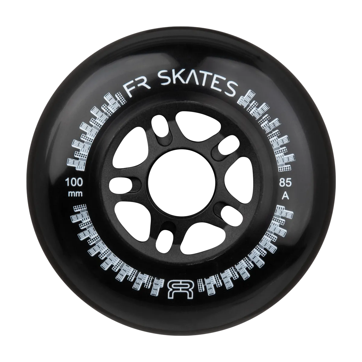SKAFRWL-DT100-BK-BK/Black/4-Pack FR SKATES Downtown Wheels 100mm 85A – Black | 4-Pack | Urban & Freestyle Slalom Inline Rollen & Urban Inline Rollen | Inline Skating Rollen Inline Skating Wheels Rollerblading Wheels Inline Skating Rollerblading Inlineskaterollen Skating Wheels for Rollerblader  Rollen für Inlineskater Lörrach Freiburg Basel Inliner Richtige Größe right Size for Rollerblades Langhaltende Inlineskaterollen Longlasting Wheels for Rollerblading Skateschule und Skateshop Weil am Rhein SkaMiDan D