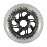 SKAFRWL-DT110-NL-BK/Natural/3-Pack FR SKATES Downtown Wheels 110mm 85A – Natural | 3-Pack  | Freestyle Slalom  & Urban Inline Rollen | Inline Skating Rollen Inline Skating Wheels Rollerblading Wheels Inline Skating Rollerblading Inlineskaterollen Skating Wheels for Rollerblader  Rollen für Inlineskater Lörrach Freiburg Basel Inliner Richtige Größe right Size for Rollerblades Langhaltende Inlineskaterollen Longlasting Wheels for Rollerblading Skateschule und Skateshop Weil am Rhein SkaMiDan Deutschland Ger