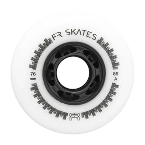 SKAFRWL-DT76-WH-BK/White/4-Pack FR SKATES Downtown Wheels 76mm 85A White | Performance Fitness & Urban Inline Rollen | Inline Skating Rollen Inline Skating Wheels Rollerblading Wheels Inline Skating Rollerblading Inlineskaterollen Skating Wheels for Rollerblader  Rollen für Inlineskater Lörrach Freiburg Basel Inliner Richtige Größe right Size for Rollerblades Langhaltende Inlineskaterollen Longlasting Wheels for Rollerblading Skateschule und Skateshop Weil am Rhein SkaMiDan Deutschland Germany
