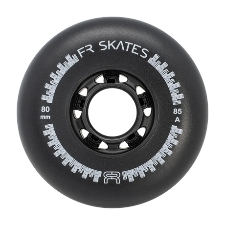 SKAFRWL-DT80-BK-BK/Black/4-Pack FR SKATES Downtown Wheels 80mm 85A – Black Schwarz | 4-Pack | Performance Fitness & Urban Inline Rollen | Inline Skating Rollen Inline Skating Wheels Rollerblading Wheels Inline Skating Rollerblading Inlineskaterollen Skating Wheels for Rollerblader  Rollen für Inlineskater Lörrach Freiburg Basel Inliner Richtige Größe right Size for Rollerblades Langhaltende Inlineskaterollen Longlasting Wheels for Rollerblading Skateschule und Skateshop Weil am Rhein SkaMiDan DE GER