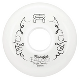 SKAFRWL-FS68-WH-WH/4-Pack FR SKATES FR Freestyle Slalom Wheels – 68 mm 85 A | Single Density | Inline Freestyle Slalom Rollen Inline Skating Rollerblading Inlineskaterollen Skating Wheels for Rollerblader  Rollen für Inlineskater Lörrach Freiburg Basel Inliner Richtige Größe right Size for Rollerblades Langhaltende Inlineskaterollen Longlasting Wheels for Rollerblading Skateschule und Skateshop Weil am Rhein SkaMiDan Deutschland Germany
