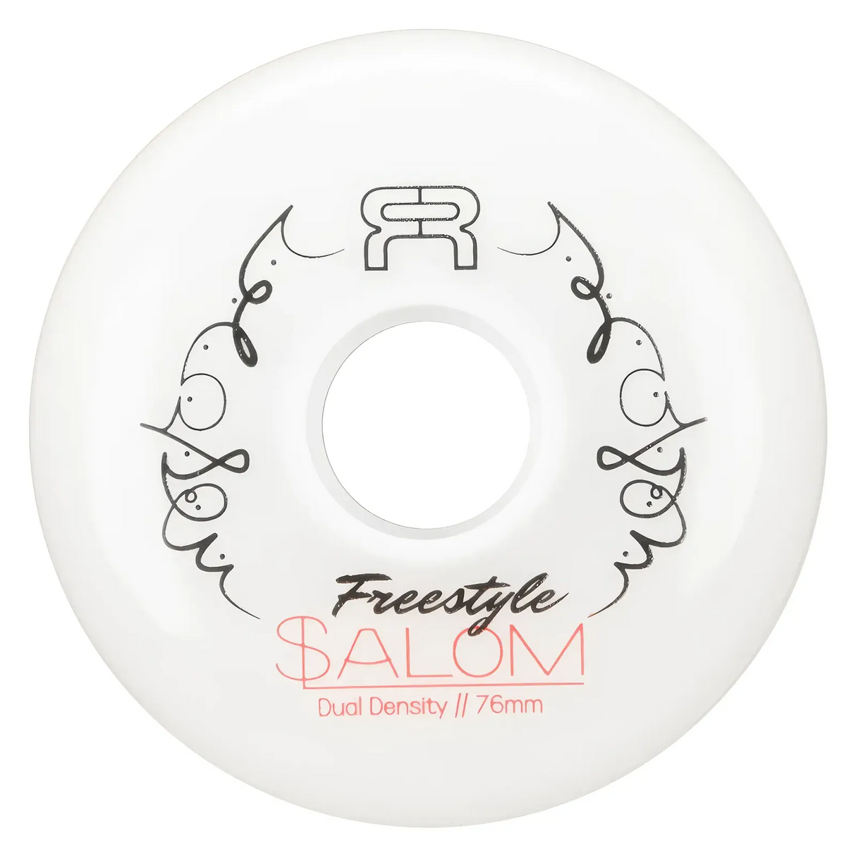 SKAFRWL-FS76D-WH-WH/4-Pack FR SKATES FR Freestyle Slalom Wheels – 76 mm 85 A | Dual Density | Inline Freestyle Slalom Rollen Inline Skating Rollerblading Inlineskaterollen Skating Wheels for Rollerblader  Rollen für Inlineskater Lörrach Freiburg Basel Inliner Richtige Größe right Size for Rollerblades Langhaltende Inlineskaterollen Longlasting Wheels for Rollerblading Skateschule und Skateshop Weil am Rhein SkaMiDan Deutschland Germany
