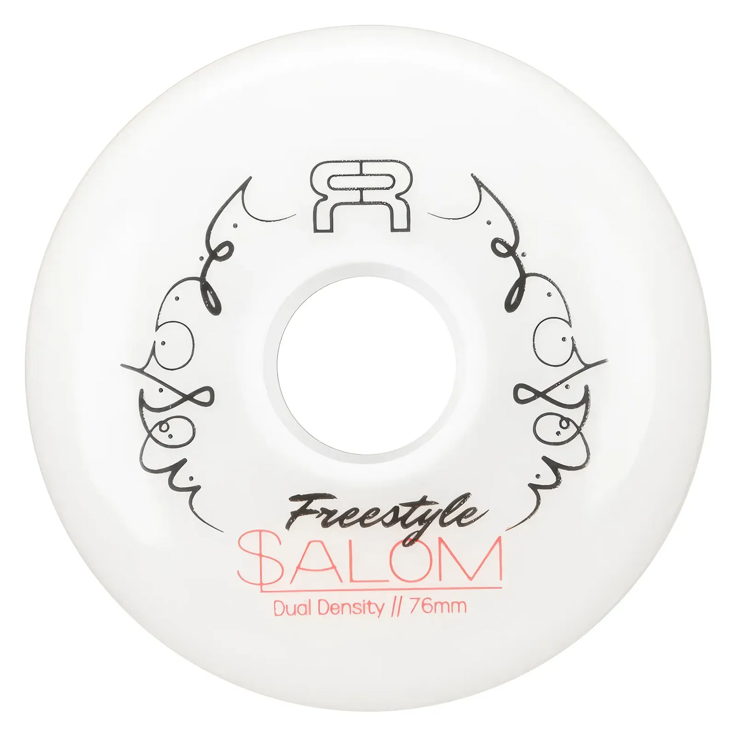 SKAFRWL-FS76D-WH-WH/4-Pack FR SKATES FR Freestyle Slalom Wheels – 76 mm 85 A | Dual Density | Inline Freestyle Slalom Rollen Inline Skating Rollerblading Inlineskaterollen Skating Wheels for Rollerblader  Rollen für Inlineskater Lörrach Freiburg Basel Inliner Richtige Größe right Size for Rollerblades Langhaltende Inlineskaterollen Longlasting Wheels for Rollerblading Skateschule und Skateshop Weil am Rhein SkaMiDan Deutschland Germany
