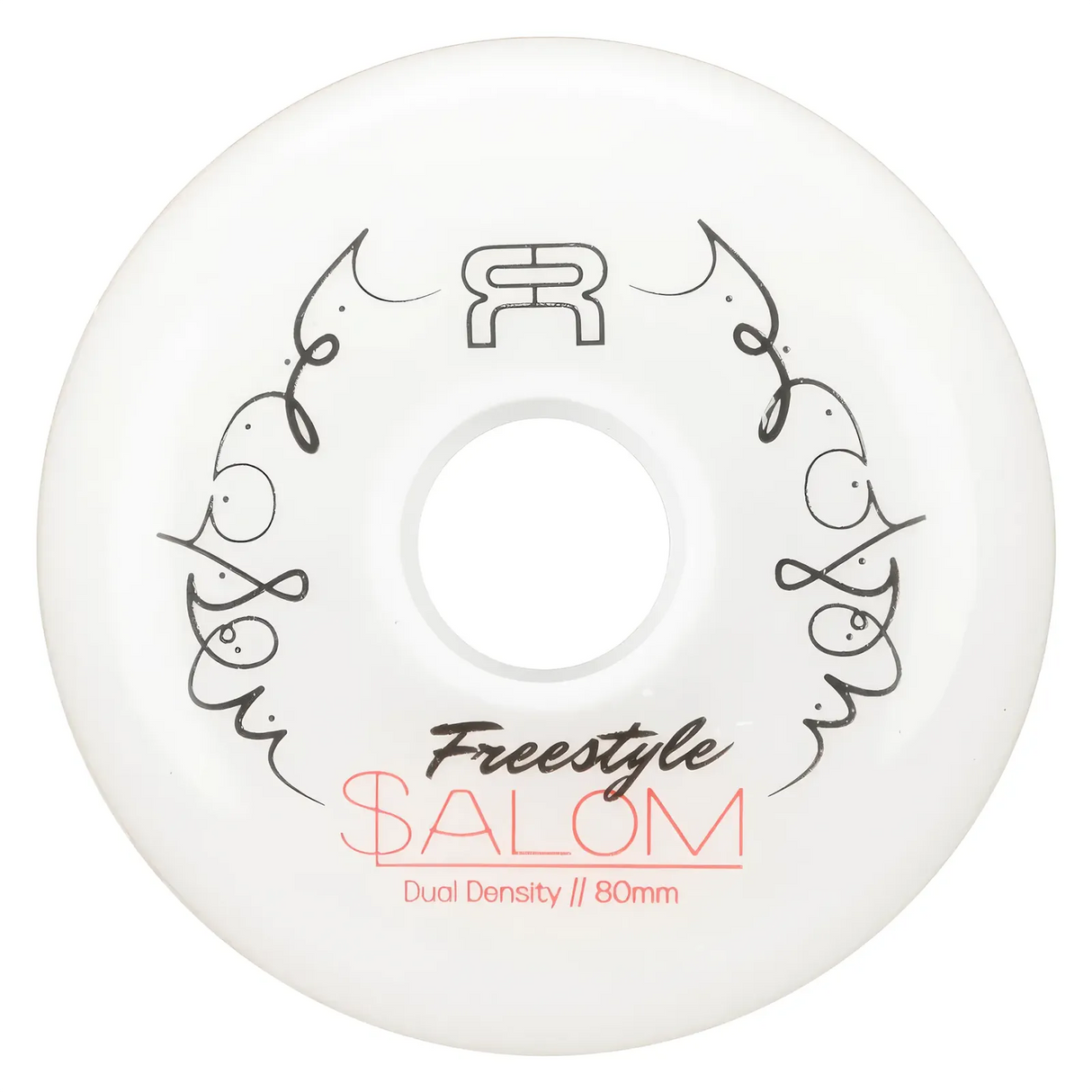 SKAFRWL-FS80D-WH-WH/4-Pack FR SKATES FR Freestyle Slalom Wheels – 80 mm 85 A | Dual Density | Inline Freestyle Slalom Rollen Inline Skating Rollerblading Inlineskaterollen Skating Wheels for Rollerblader  Rollen für Inlineskater Lörrach Freiburg Basel Inliner Richtige Größe right Size for Rollerblades Langhaltende Inlineskaterollen Longlasting Wheels for Rollerblading Skateschule und Skateshop Weil am Rhein SkaMiDan Deutschland Germany
