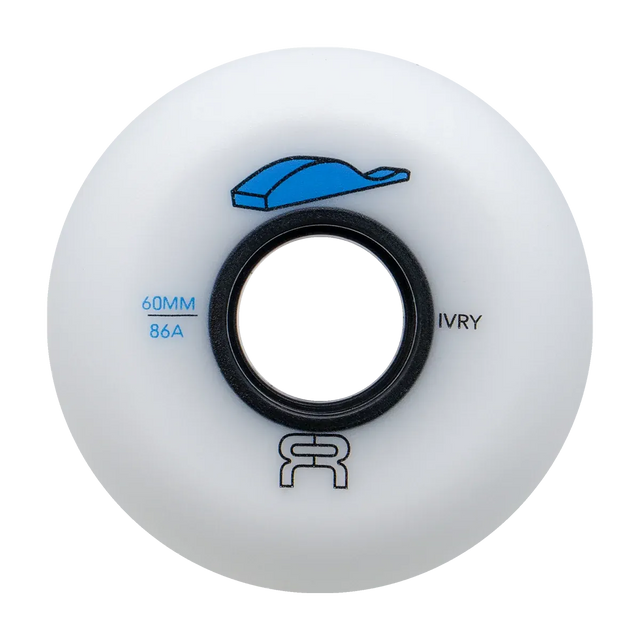 SKAFRWL-IVRY60-WH-BK/WhiteBlue/4-Pack FR SKATES Ivry Wheels 60mm 86A – White Blue | 4-Pack | Indoor Aggressive Inline Rollen| Inline Skating Rollen Inline Skating Wheels Rollerblading Wheels Inline Skating Rollerblading Inlineskaterollen Skating Wheels for Rollerblader  Rollen für Inlineskater Lörrach Freiburg Basel Inliner Richtige Größe right Size for Rollerblades Langhaltende Inlineskaterollen Longlasting Wheels for Rollerblading Skateschule und Skateshop Weil am Rhein SkaMiDan Deutschland Germany
