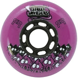 SKAFRWL-SI80-BK FR - STREET INVADERS WHEEL II 80mm 84A | 4-Pack | Freestyle Slalom Inline Rollen | Inline Skating Wheels Rollerblading Wheels Lörrach Freiburg Basel Inliner Skateschule und Skateshop Weil am Rhein SkaMiDan Deutschland Germany