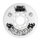 SKAFRWL-SI8082-WH-WH/4-Pack FR SKATES Street Invaders Wheels II 80mm 82A | 4-Pack | Weiß | Indoor Freestyle Slalom Inline Rollen Rollerblading Wheels Inline Skating Rollerblading Inlineskaterollen Skating Wheels for Rollerblader  Rollen für Inlineskater Lörrach Freiburg Basel Inliner Richtige Größe right Size for Rollerblades Langhaltende Inlineskaterollen Longlasting Wheels for Rollerblading Skateschule und Skateshop Weil am Rhein SkaMiDan Deutschland Germany
