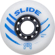 SKAFRWL-SLD72-WH/4-Pack FR SKATES FR Slide Wheels 80mm 90A –  Weiß-Blau – | Rollen zum Sliden | Urban, Freeride, Aggressive & Freestyle Inline Rollen Inline Skating Rollerblading Inlineskaterollen Skating Wheels for Rollerblader  Rollen für Inlineskater Lörrach Freiburg Basel Inliner Richtige Größe right Size for Rollerblades Langhaltende Inlineskaterollen Longlasting Wheels for Rollerblading Skateschule und Skateshop Weil am Rhein SkaMiDan Deutschland Germany
