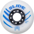 SKAFRWL-SLD76-WH/4-Pack FR SKATES FR Slide Wheels 80mm 90A –  Weiß-Blau – | Rollen zum Sliden | Urban, Freeride, Aggressive & Freestyle Inline Rollen Inline Skating Rollerblading Inlineskaterollen Skating Wheels for Rollerblader  Rollen für Inlineskater Lörrach Freiburg Basel Inliner Richtige Größe right Size for Rollerblades Langhaltende Inlineskaterollen Longlasting Wheels for Rollerblading Skateschule und Skateshop Weil am Rhein SkaMiDan Deutschland Germany
