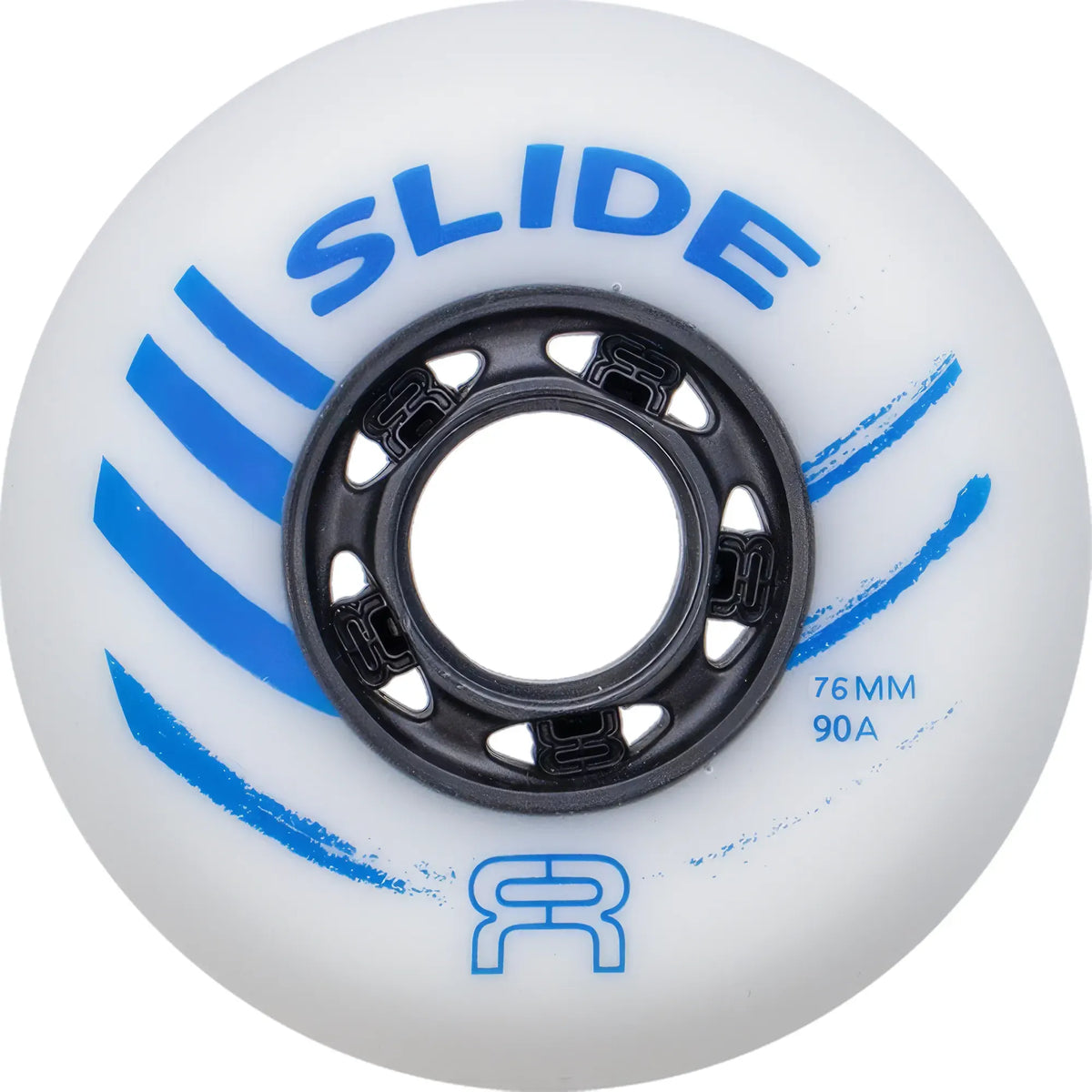 SKAFRWL-SLD76-WH/4-Pack FR SKATES FR Slide Wheels 80mm 90A –  Weiß-Blau – | Rollen zum Sliden | Urban, Freeride, Aggressive & Freestyle Inline Rollen Inline Skating Rollerblading Inlineskaterollen Skating Wheels for Rollerblader  Rollen für Inlineskater Lörrach Freiburg Basel Inliner Richtige Größe right Size for Rollerblades Langhaltende Inlineskaterollen Longlasting Wheels for Rollerblading Skateschule und Skateshop Weil am Rhein SkaMiDan Deutschland Germany
