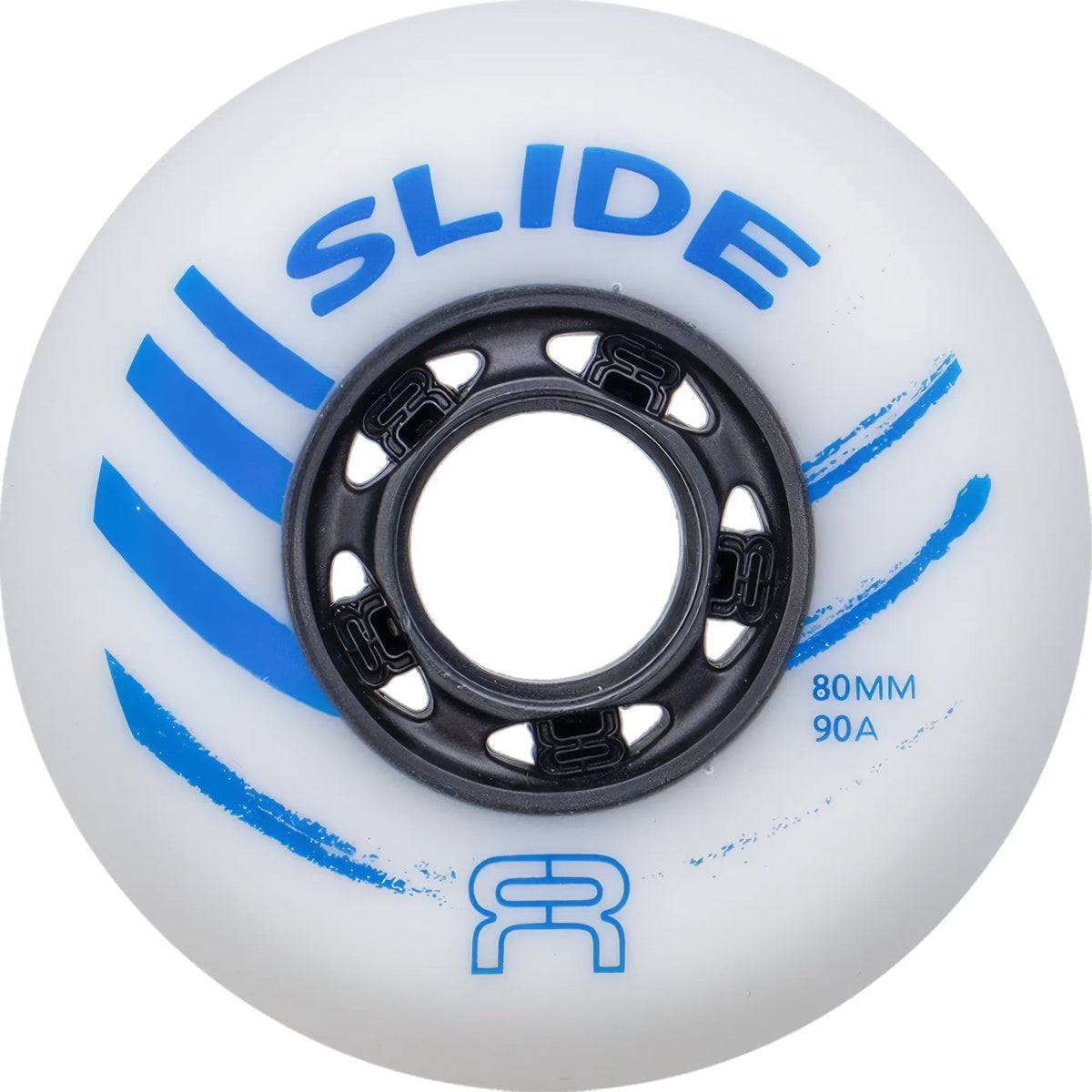 SKAFRWL-SLD80-WH/4-Pack FR SKATES FR Slide Wheels 80mm 90A –  Weiß-Blau – | Rollen zum Sliden | Urban, Freeride, Aggressive & Freestyle Inline Rollen Inline Skating Rollerblading Inlineskaterollen Skating Wheels for Rollerblader  Rollen für Inlineskater Lörrach Freiburg Basel Inliner Richtige Größe right Size for Rollerblades Langhaltende Inlineskaterollen Longlasting Wheels for Rollerblading Skateschule und Skateshop Weil am Rhein SkaMiDan Deutschland Germany
