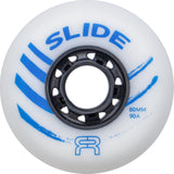 SKAFRWL-SLD80-WH/4-Pack FR SKATES FR Slide Wheels 80mm 90A –  Weiß-Blau – | Rollen zum Sliden | Urban, Freeride, Aggressive & Freestyle Inline Rollen Inline Skating Rollerblading Inlineskaterollen Skating Wheels for Rollerblader  Rollen für Inlineskater Lörrach Freiburg Basel Inliner Richtige Größe right Size for Rollerblades Langhaltende Inlineskaterollen Longlasting Wheels for Rollerblading Skateschule und Skateshop Weil am Rhein SkaMiDan Deutschland Germany
