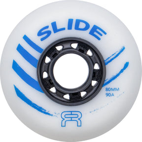 SKAFRWL-SLD80-WH/4-Pack FR SKATES FR Slide Wheels 80mm 90A –  Weiß-Blau – | Rollen zum Sliden | Urban, Freeride, Aggressive & Freestyle Inline Rollen Inline Skating Rollerblading Inlineskaterollen Skating Wheels for Rollerblader  Rollen für Inlineskater Lörrach Freiburg Basel Inliner Richtige Größe right Size for Rollerblades Langhaltende Inlineskaterollen Longlasting Wheels for Rollerblading Skateschule und Skateshop Weil am Rhein SkaMiDan Deutschland Germany

