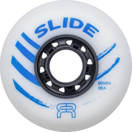 SKAFRWL-SLD80-WH/4-Pack FR SKATES FR Slide Wheels 80mm 90A –  Weiß-Blau – | Rollen zum Sliden | Urban, Freeride, Aggressive & Freestyle Inline Rollen Inline Skating Rollerblading Inlineskaterollen Skating Wheels for Rollerblader  Rollen für Inlineskater Lörrach Freiburg Basel Inliner Richtige Größe right Size for Rollerblades Langhaltende Inlineskaterollen Longlasting Wheels for Rollerblading Skateschule und Skateshop Weil am Rhein SkaMiDan Deutschland Germany
