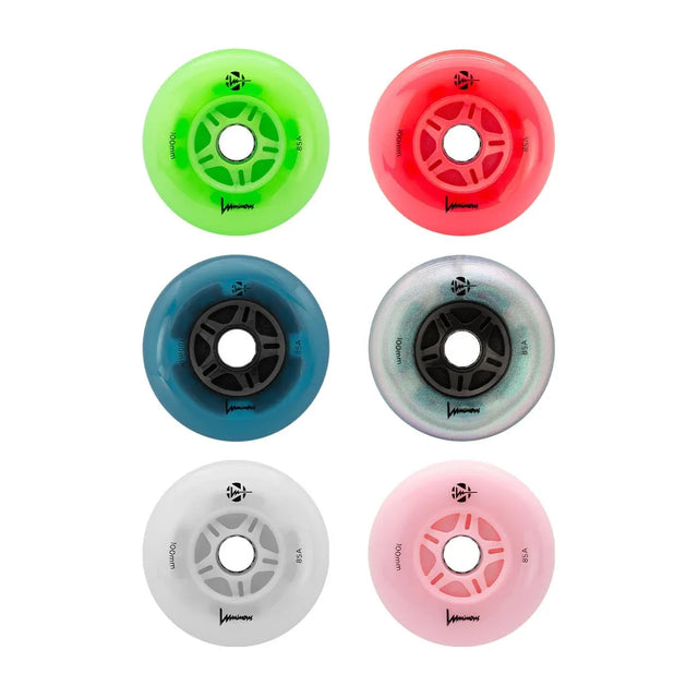 SKALUWL-LU100 Luminous LED Wheels 100mm 85A | Luminous LED Rollen für Inlineskates in verschiedenen Farben | 3-Pack | Leuchtrollen | Fitness & Urban Inline Rollen Nite Wheels Night Wheels LED Wheels Light Wheels Luminous Wheels Urban & Freestyle Inline Wheels| 4-Pack | Aggressive Inline Rollen Aggressive Inline wheels grind rocks Inline Wheels Urban Inline Wheels Edition Urban Inline Skating Wheels Aggressive Inline Wheels Urban Inline Wheels Fitness Inline Wheels for Inline Skates Rollerblades Stunt Wheels