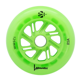 SKALUWL-LU125-WH-GW-GR/WhiteGlowGreenLED Luminous LED Wheels 125mm 85A | Luminous LED Rollen für Inlineskates in White Glow Green LED | 4-Pack | Leuchtrollen | Fitness & Urban Inline Rollen Rollerblading Wheels Inline Skating Rollerblading Inlineskaterollen Skating Wheels for Rollerblader  Rollen für Inlineskater Lörrach Freiburg Basel Inliner Richtige Größe right Size for Rollerblades Langhaltende Inlineskaterollen Longlasting Wheels for Rollerblading Skateschule und Skateshop Weil am Rhein SkaMiDan Deutsc