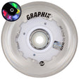 SKALUWL-LU6485-DUO-GA-PU/GalaxyPurple POWERSLIDE Graphix Plus LED Rollen – 80mm 85A | LED Rollen für Inlineskates | Leuchtrollen für das Inline Skating Inline Skating Rollerblading Inlineskaterollen Skating Wheels for Rollerblader  Rollen für Inlineskater Lörrach Freiburg Basel Inliner Richtige Größe right Size for Rollerblades Langhaltende Inlineskaterollen Longlasting Wheels for Rollerblading Skateschule und Skateshop Weil am Rhein SkaMiDan Deutschland Germany
