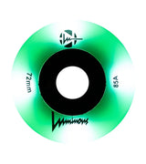 SKALUWL-LU72-GR-GW/GreenGlow Luminous LED Wheels 72mm 85A | Luminous LED Rollen für Inlineskates in GreenGlow | 4-Pack || Inline Skating Rollen Inline Skating Wheels Rollerblading Wheels Inline Skating Rollerblading Inlineskaterollen Skating Wheels for Rollerblader  Rollen für Inlineskater Lörrach Freiburg Basel Inliner Richtige Größe right Size for Rollerblades Langhaltende Inlineskaterollen Longlasting Wheels for Rollerblading Skateschule und Skateshop Weil am Rhein SkaMiDan Deutschland Germany
