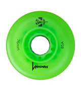 SKALUWL-LU76-GR-WH/Green Luminous LED Wheels 76mm 85A | Luminous LED Rollen für Inlineskates in Green | 4-Pack || Inline Skating Rollen Inline Skating Wheels Rollerblading Wheels Inline Skating Rollerblading Inlineskaterollen Skating Wheels for Rollerblader  Rollen für Inlineskater Lörrach Freiburg Basel Inliner Richtige Größe right Size for Rollerblades Langhaltende Inlineskaterollen Longlasting Wheels for Rollerblading Skateschule und Skateshop Weil am Rhein SkaMiDan Deutschland Germany
