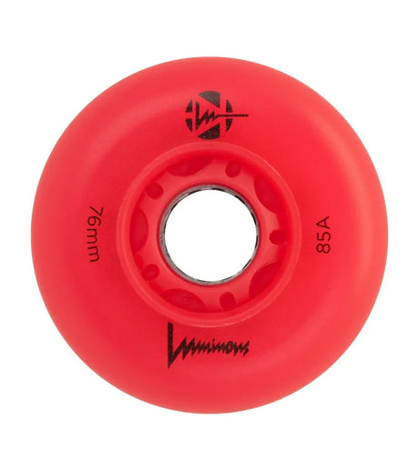 SKALUWL-LU7685-RD-RD/Red Luminous LED Wheels 76mm 85A | Luminous LED Rollen für Inlineskates in Red | 4-Pack || Inline Skating Rollen Inline Skating Wheels Rollerblading Wheels Inline Skating Rollerblading Inlineskaterollen Skating Wheels for Rollerblader  Rollen für Inlineskater Lörrach Freiburg Basel Inliner Richtige Größe right Size for Rollerblades Langhaltende Inlineskaterollen Longlasting Wheels for Rollerblading Skateschule und Skateshop Weil am Rhein SkaMiDan Deutschland Germany
