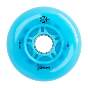 SKALUWL-LU84-BO-GW/BlueOcean Luminous LED Wheels 84mm 85A | Luminous LED Rollen für Inlineskates in Blue Ocean | 4-Pack | Leuchtrollen | Fitness & Urban Inline Rollen Rollerblading Wheels Inline Skating Rollerblading Inlineskaterollen Skating Wheels for Rollerblader  Rollen für Inlineskater Lörrach Freiburg Basel Inliner Richtige Größe right Size for Rollerblades Langhaltende Inlineskaterollen Longlasting Wheels for Rollerblading Skateschule und Skateshop Weil am Rhein SkaMiDan Deutschland Germany
