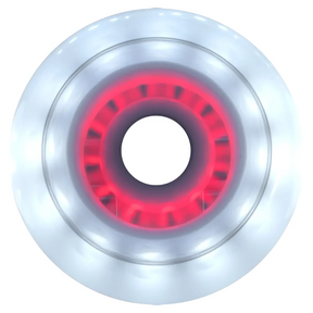 SKALUWL-LU8485-DUO-WH-PE/WhitePearl Luminous LED Wheels Duo 84mm 85A – verschiedene Farben | Luminous LED Rollen für Inlineskates | Leuchtrollen | Fitness & Urban Inline Rollen Inline Skating Rollerblading Inlineskaterollen Skating Wheels for Rollerblader  Rollen für Inlineskater Lörrach Freiburg Basel Inliner Richtige Größe right Size for Rollerblades Langhaltende Inlineskaterollen Longlasting Wheels for Rollerblading Skateschule und Skateshop Weil am Rhein SkaMiDan Deutschland Germany
