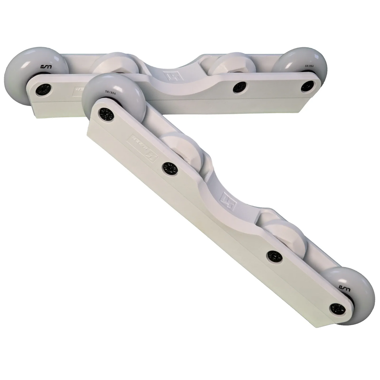 SKASKA5890 Kizer Fluid IV Team Chess White Komplettpaket 2x60mm 88A +2x Antirocker + ABEC 9 Kugellagern und Spacer | 1-Paar | UFS Antirocker Rahmen | Aggressive Inline Skating Inline Skating | Urban Inline Skating Frames Rahmen für inline Skates Frames for inline Skating Urban Inline Skating Frames Inliner Rahmen für das urbane Gelände Lörrach Freiburg Basel Inliner Skateschule und Skateshop Weil am Rhein SkaMiDan Deutschland Germany
