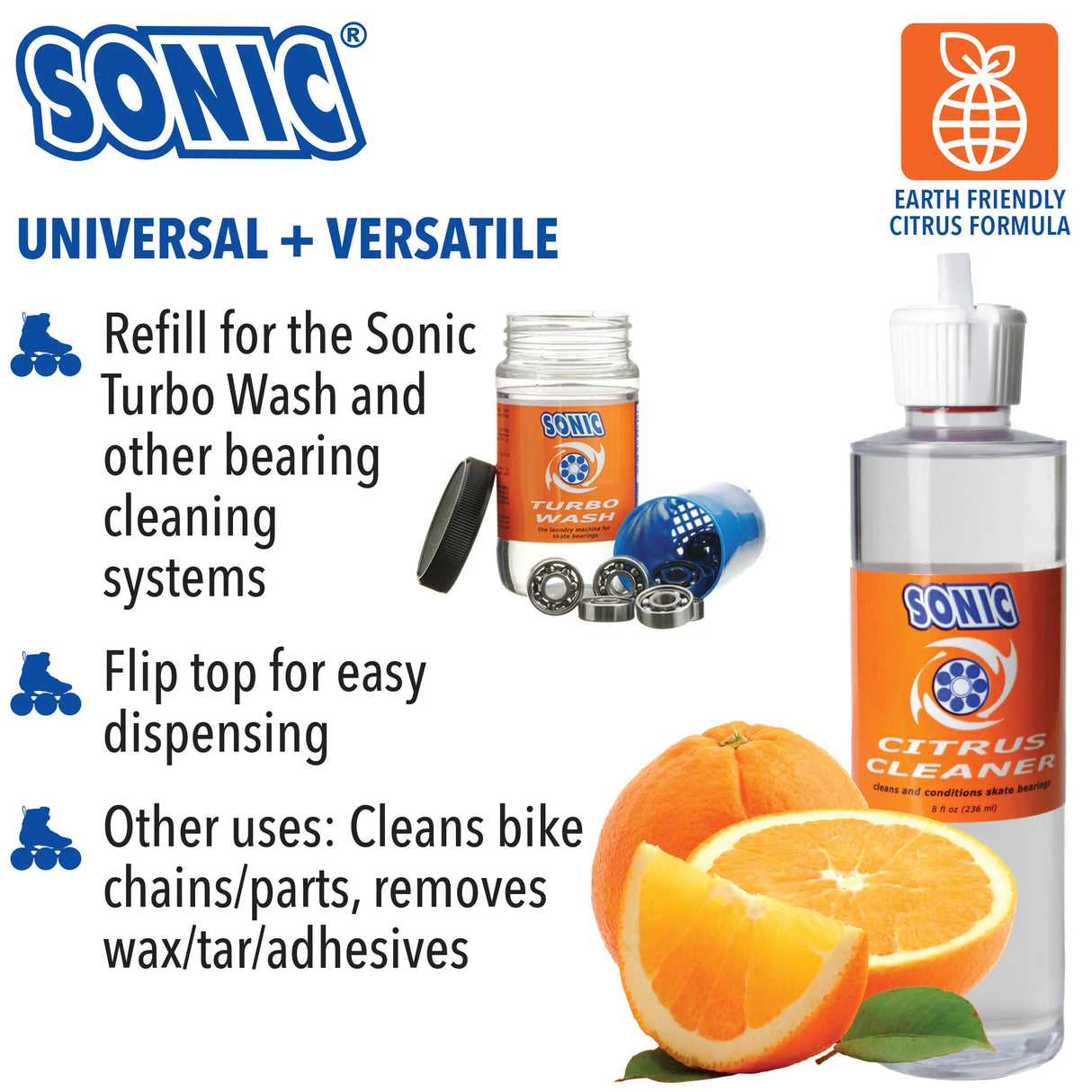 SKASON-CLN-CITR Sonic Citrus Cleaner | Kugellager Reinigungsmittel | Nachfüllpack für Skate-Kugellager Kugellager Reinigungsset Bearing Cleaning Set Lagerreiniger Bearing Cleaner Skatelager Zubehör Skate bearing accessories Kugellager Öl Bearing Oil Kugellager Pflege Set Ball bearing care set Skatekugellager erneuern Renewing skate ball bearings Lörrach Freiburg Basel Inliner Skateschule und Skateshop Weil am Rhein SkaMiDan Deutschland Germany
