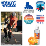 SKASON-CLN-CITR Sonic Citrus Cleaner | Kugellager Reinigungsmittel | Nachfüllpack für Skate-Kugellager Kugellager Reinigungsset Bearing Cleaning Set Lagerreiniger Bearing Cleaner Skatelager Zubehör Skate bearing accessories Kugellager Öl Bearing Oil Kugellager Pflege Set Ball bearing care set Skatekugellager erneuern Renewing skate ball bearings Lörrach Freiburg Basel Inliner Skateschule und Skateshop Weil am Rhein SkaMiDan Deutschland Germany
